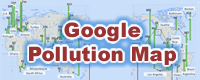 pollution map on google earth